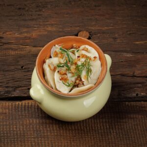 Вареники с картофелем и грибами